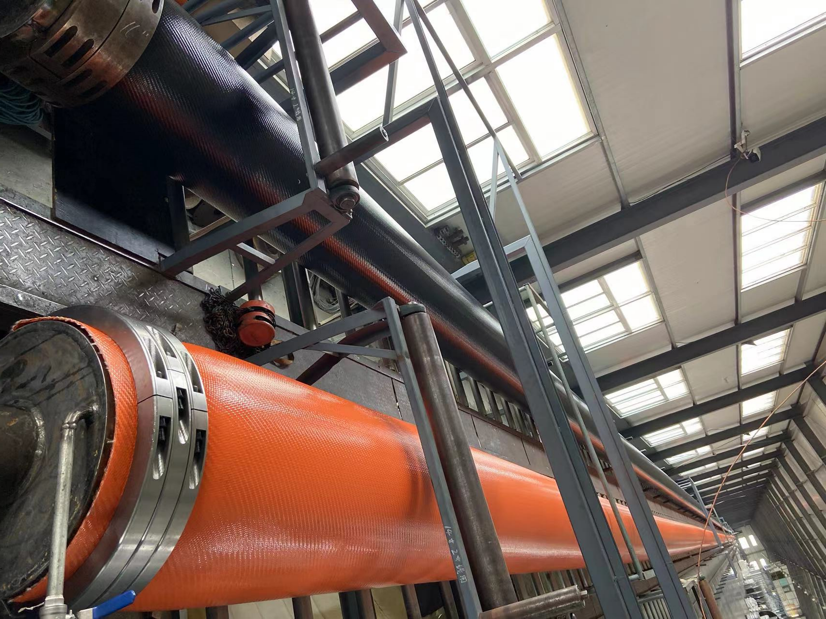 100psi 20inch ultra large diameter TPU layflat hose ship to Southeast Asia market