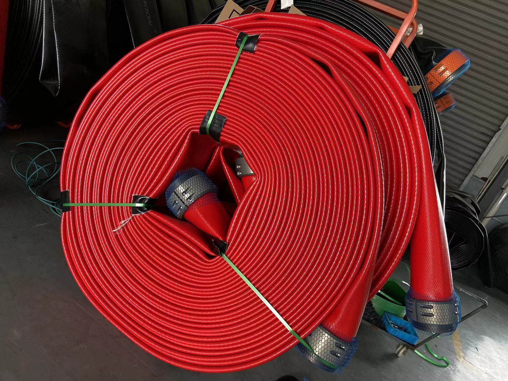 NEW 6 inch 400psi high pressure TPU layflat hose for mine emergency drainage