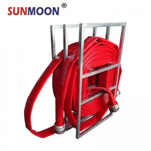 High presure 4 inch anti-oil TPU layflat long distance supply frac hose